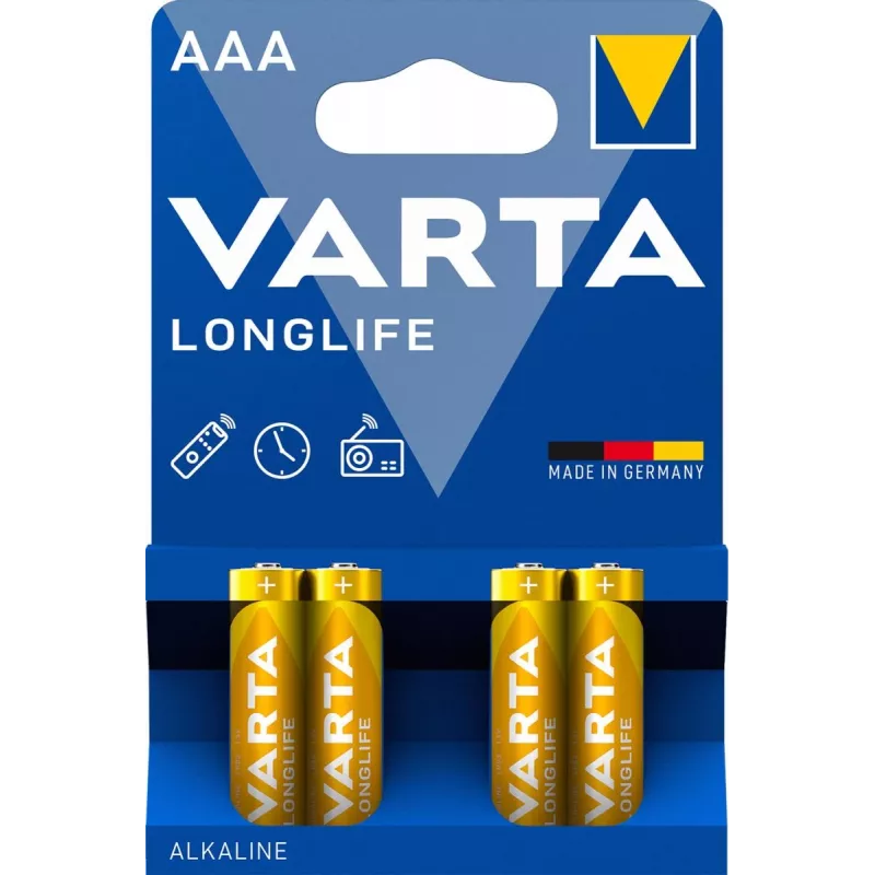 VARTA Batterie Longlife Micro AAA LR03 1x4