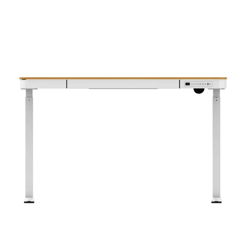 Tuckano elektrisch höhenverstellbarer Schreibtisch ET119W-C weiß/Eiche