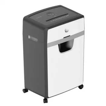 HP 2808 Aktenvernichter Mikroschnitt 65 dB 22 cm Weiß, Schwarz