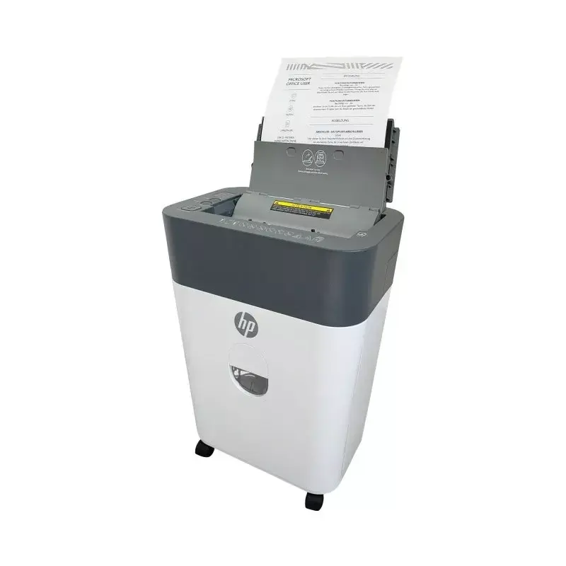 HP OneShred Auto 100CC Aktenvernichter Kreuzschnitt 68 dB 22 cm Weiß