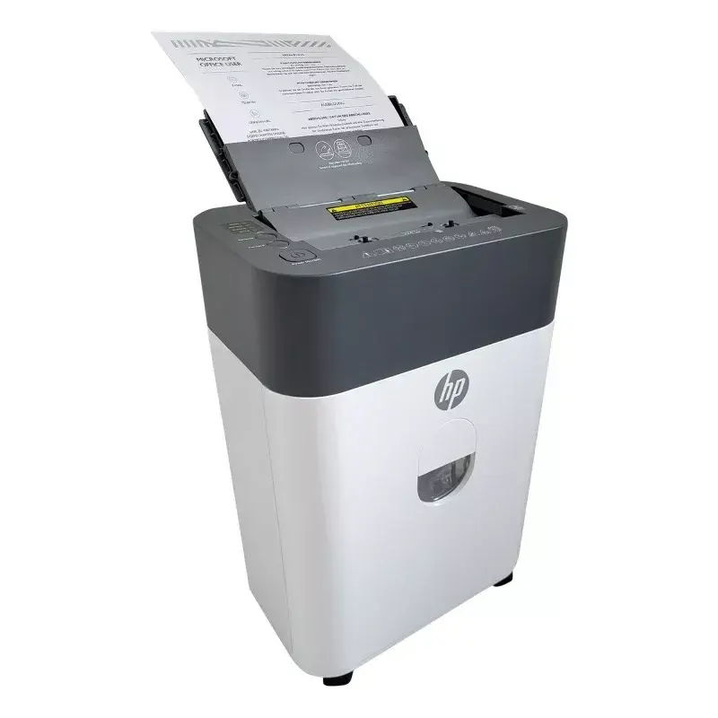 HP OneShred Auto 100CC Aktenvernichter Kreuzschnitt 68 dB 22 cm Weiß