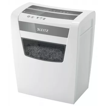 Leitz IQ Home Office Aktenvernichter P4, Partikelschnitt, 22 cm, 4 x 28 mm, 23 L, 225 Blatt, 58 dB