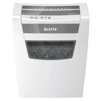 Leitz IQ Home Office Aktenvernichter P4, Partikelschnitt, 22 cm, 4 x 28 mm, 23 L, 225 Blatt, 58 dB