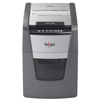 Rexel AutoFeed+ 90X Aktenvernichter Kreuzschnitt 55 dB Schwarz, Grau