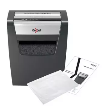 Aktenvernichter REXEL Momentum X312 — Partikelschnitt P-3, 12 Blatt Kapazität, 23 l Auffangbehälter, 5 x 42 mm