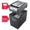 Aktenvernichter REXEL Momentum X312-SL – Partikelschnitt 5 x 42 mm, Kapazität 12 Blatt, 23-L-Auffangkorb, Tastensteuerung