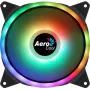 Aerocool DUO14 PC-Lüfter 14cm ARGB LED Dual Ring Antivibration 6-Pin Schwarz