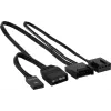 Aerocool DUO14 PC-Lüfter 14cm ARGB LED Dual Ring Antivibration 6-Pin Schwarz