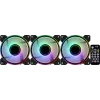Aerocool MIRAGE12PRO Kit 3xFan PC 12cm ARGB 6 Pins Hub Silent Schwarz