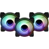 Aerocool MIRAGE12PRO Kit 3xFan PC 12cm ARGB 6 Pins Hub Silent Schwarz