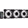 Aerocool MIRAGE12PRO Kit 3xFan PC 12cm ARGB 6 Pins Hub Silent Schwarz