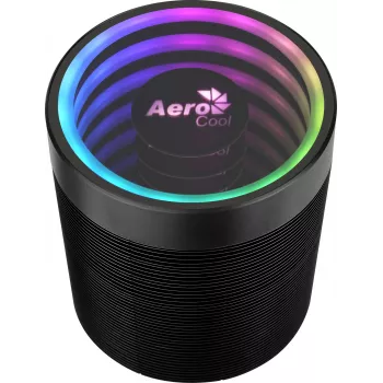 Luftkühler AEROCOOL Mirage 5, 5 Heatpipes 6 mm, 60-mm-Lüfter, TDP 150 W, schwarz