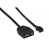 Luftkühler AEROCOOL Mirage 5, 5 Heatpipes 6 mm, 60-mm-Lüfter, TDP 150 W, schwarz