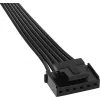 Aerocool DUO12PRO Kit 3x Lüfter 12 cm ARGB LED Dual-Ring Antivibration 6 Pins, schwarz