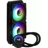 Aerocool MIRAGEL240 CPU Liquid Cooled 2x 12cm ARGB Fan TDP 400W Schwarz
