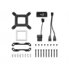 Aerocool MIRAGEL240 CPU Liquid Cooled 2x 12cm ARGB Fan TDP 400W Schwarz