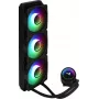 Aerocool MIRAGEL360 Flüssigkeits-CPU-Kühlung 3x12cm ARGB-Lüfter TDP 550W Schwarz