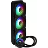 Aerocool MIRAGEL360 Flüssigkeits-CPU-Kühlung 3x12cm ARGB-Lüfter TDP 550W Schwarz