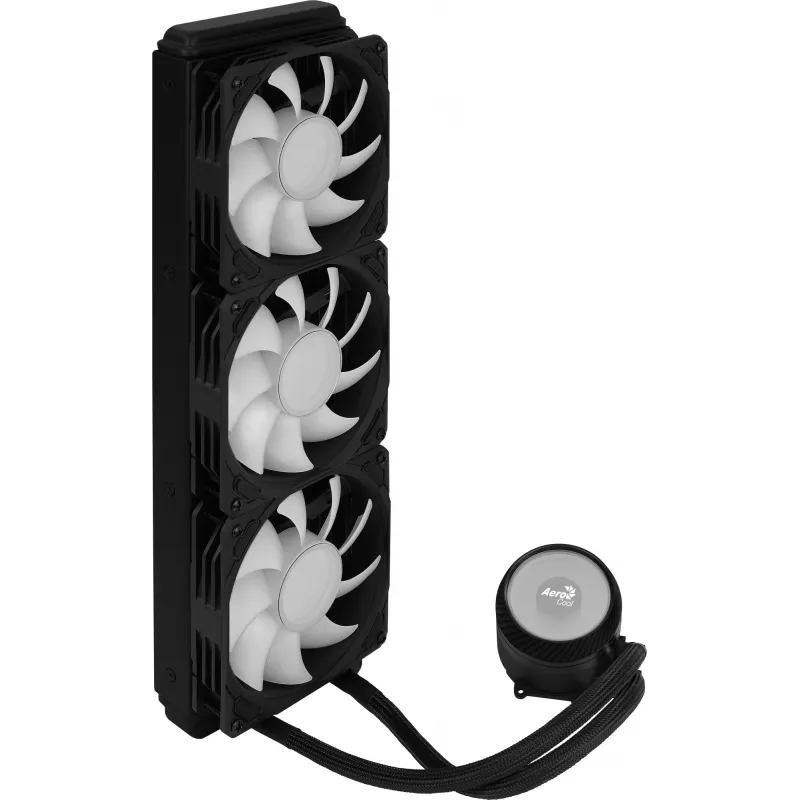 Aerocool MIRAGEL360 Flüssigkeits-CPU-Kühlung 3x12cm ARGB-Lüfter TDP 550W Schwarz