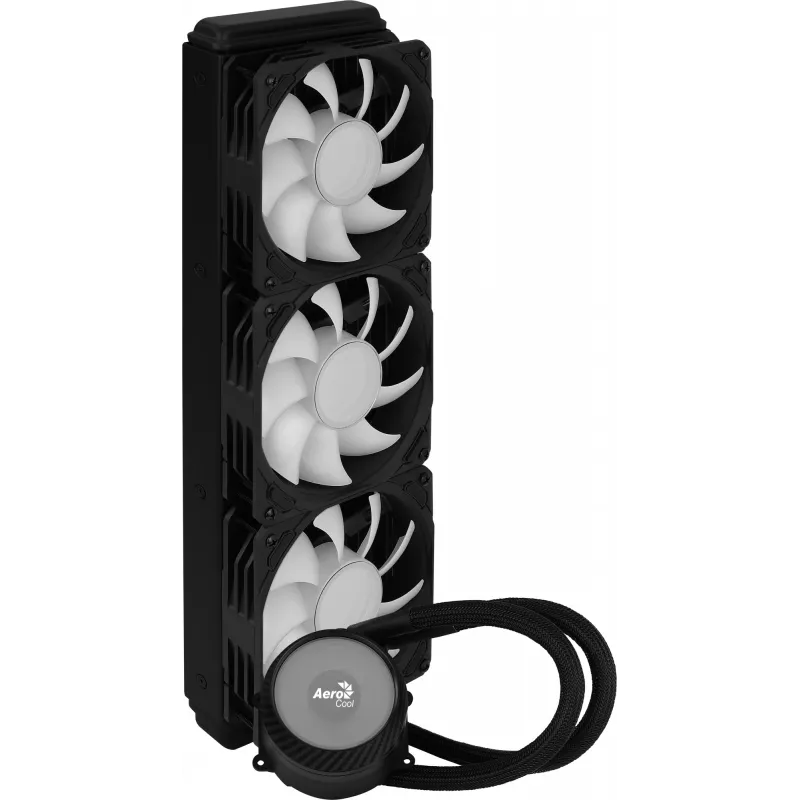 Aerocool MIRAGEL360 Flüssigkeits-CPU-Kühlung 3x12cm ARGB-Lüfter TDP 550W Schwarz