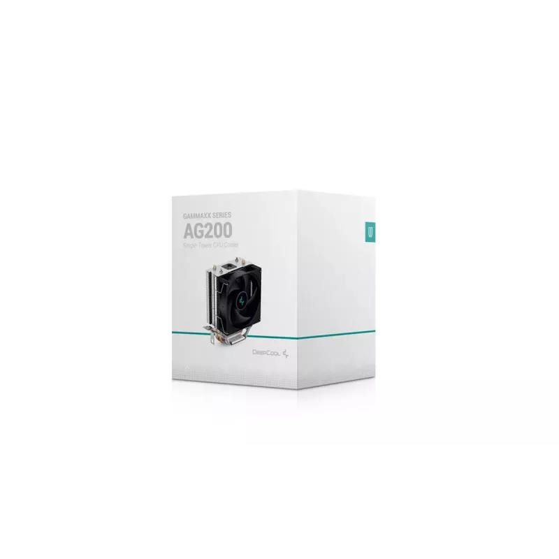 DEEPCOOL Ag200 Prozessor Luftkühler 9,2 cm Aluminium - Schwarz