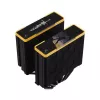 Luftkühler DeepCool AK620 Zero Dark Zoria 12 cm Schwarz Gelb