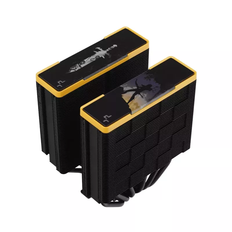 Luftkühler DeepCool AK620 Zero Dark Zoria 12 cm Schwarz Gelb