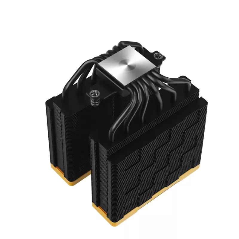 Luftkühler DeepCool AK620 Zero Dark Zoria 12 cm Schwarz Gelb