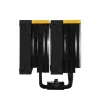 Luftkühler DeepCool AK620 Zero Dark Zoria 12 cm Schwarz Gelb