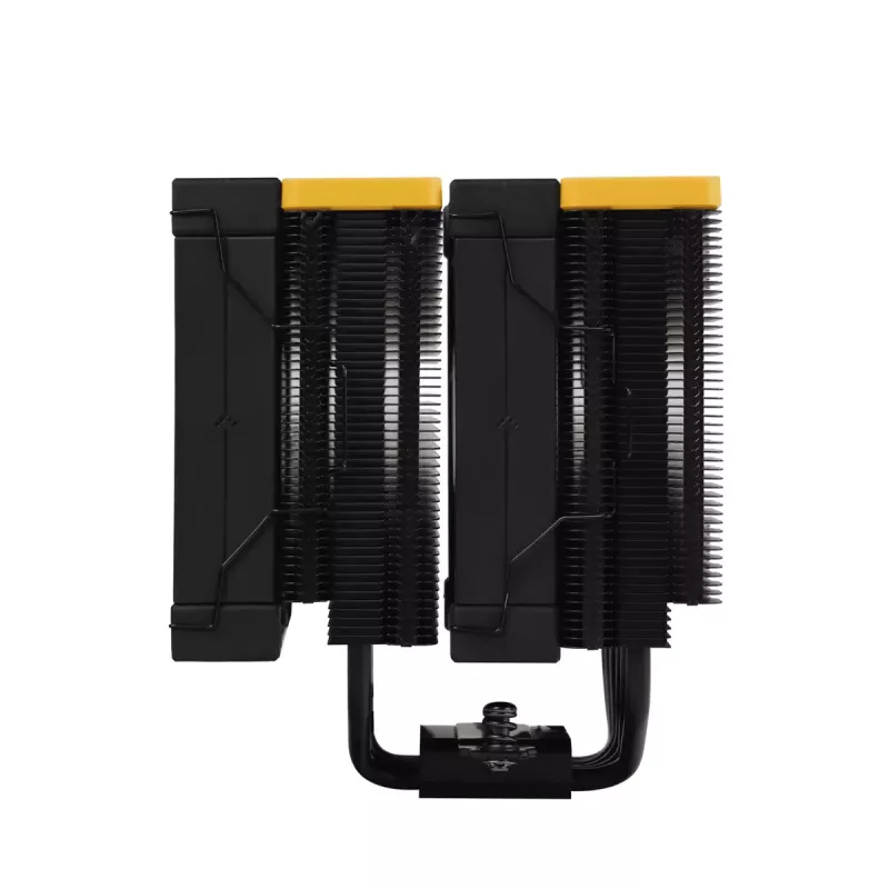 Luftkühler DeepCool AK620 Zero Dark Zoria 12 cm Schwarz Gelb