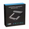 Laptop-Kühlständer IBOX NC06 für bis zu 17,3 Zoll – Aluminium, höhenverstellbar, 4 USB-Anschlüsse, leise Lüfter