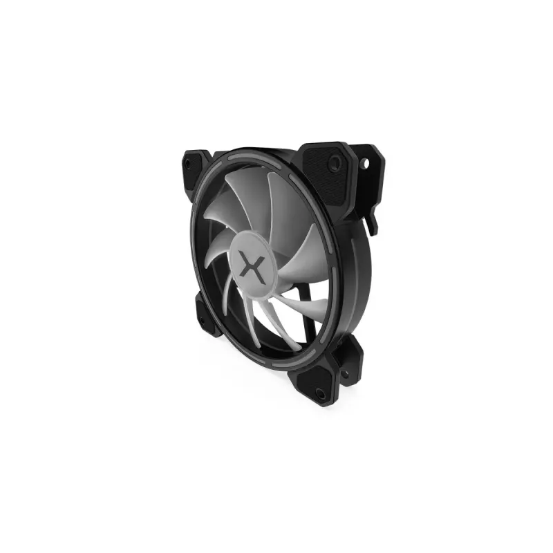 Gehäuselüfter KRUX KRX0067 120mm ARGB LUNAR 120, 1200 U/min, hydraulisches Lager, 12 V, 5 V LED, 3-Pin-Anschluss, Antivibration