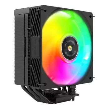 Mars Gaming MCPUX5ARGB Computer-Kühlsystem Prozessor Luftkühler 12 cm Schwarz 1 Stk.
