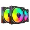 Mars Gaming MF3DPROKIT Computer-Kühlsystem Computergehäuse Lüfter 12 cm Schwarz