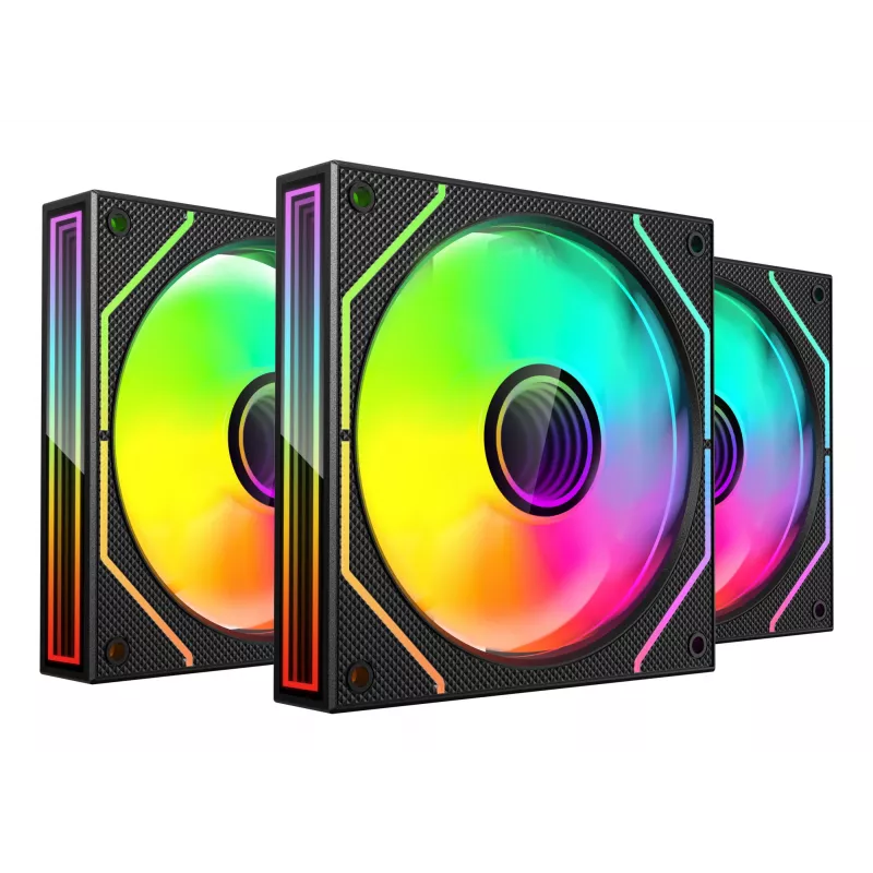 Mars Gaming MF3DPROKIT Computer-Kühlsystem Computergehäuse Lüfter 12 cm Schwarz