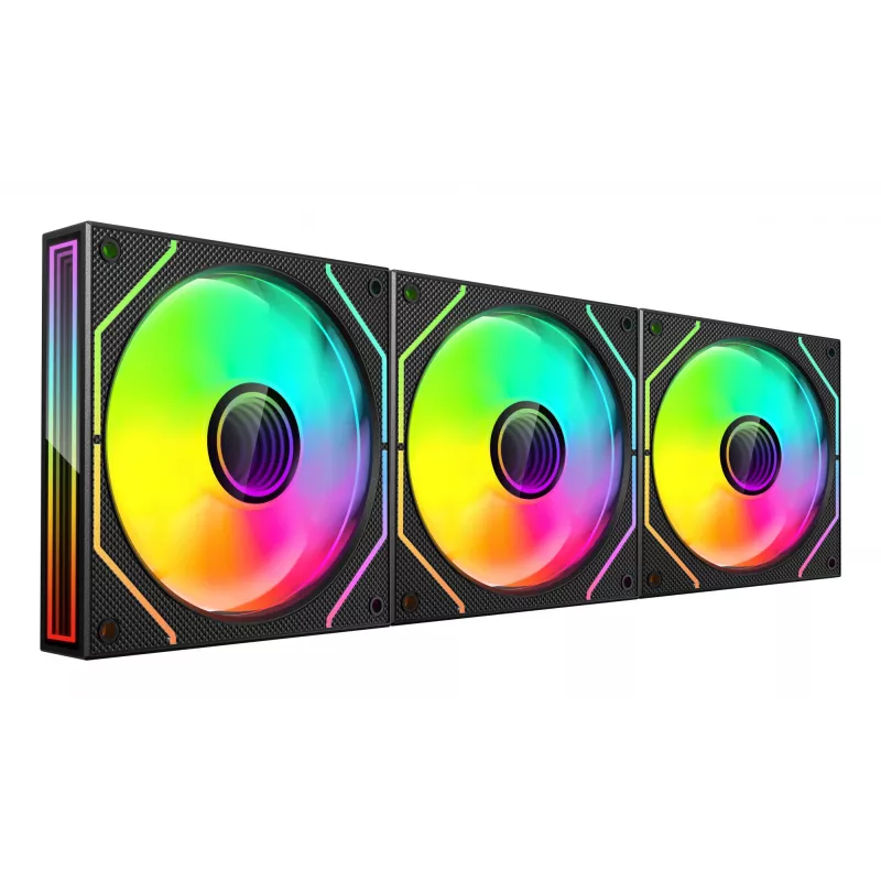 Mars Gaming MF3DPROKIT Computer-Kühlsystem Computergehäuse Lüfter 12 cm Schwarz