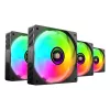 Mars Gaming MFSI4KIT Computer-Kühlsystem Computergehäuse Lüfter 12 cm Schwarz