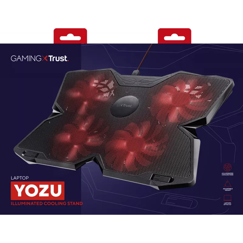 Trust GXT 278 Laptop-Kühlpad 43.9 cm (17.3 inch) Schwarz