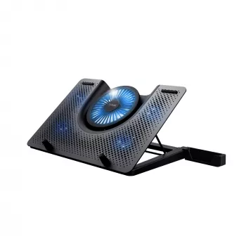 Trust GXT 1125 Quno Laptop-Kühlständer, 17 Zoll, Schwarz