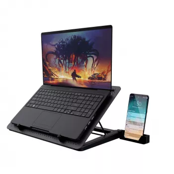 Trust GXT 1125 Quno Laptop-Kühlständer, 17 Zoll, Schwarz