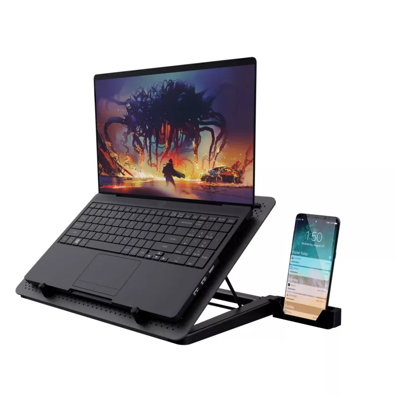 Trust GXT 1125 Quno Laptopständer Schwarz 43,2 cm (17 Zoll)