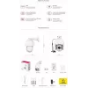 IP PTZ-Überwachungskamera Foscam SD8EP — 8 MP, 4-fach optischer Zoom, 6-fach digital, 355° Schwenken, 90° Neigen, IP66, Außenbereich, weiß