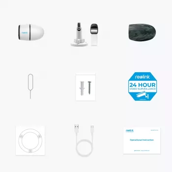 IP-Überwachungskamera Reolink Go Series G330 — 4 MP (2560×1440), 4G LTE, PIR, Akku 28 Wh, Außen-Bullet