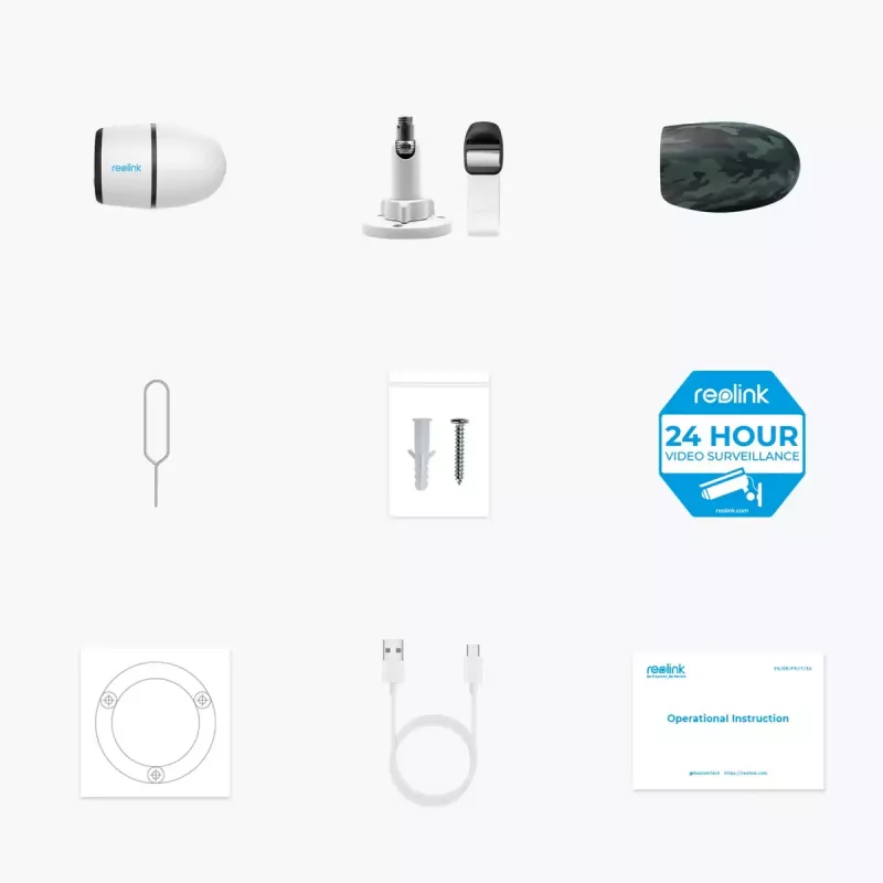 IP-Überwachungskamera Reolink Go Series G330 — 4 MP (2560×1440), 4G LTE, PIR, Akku 28 Wh, Außen-Bullet
