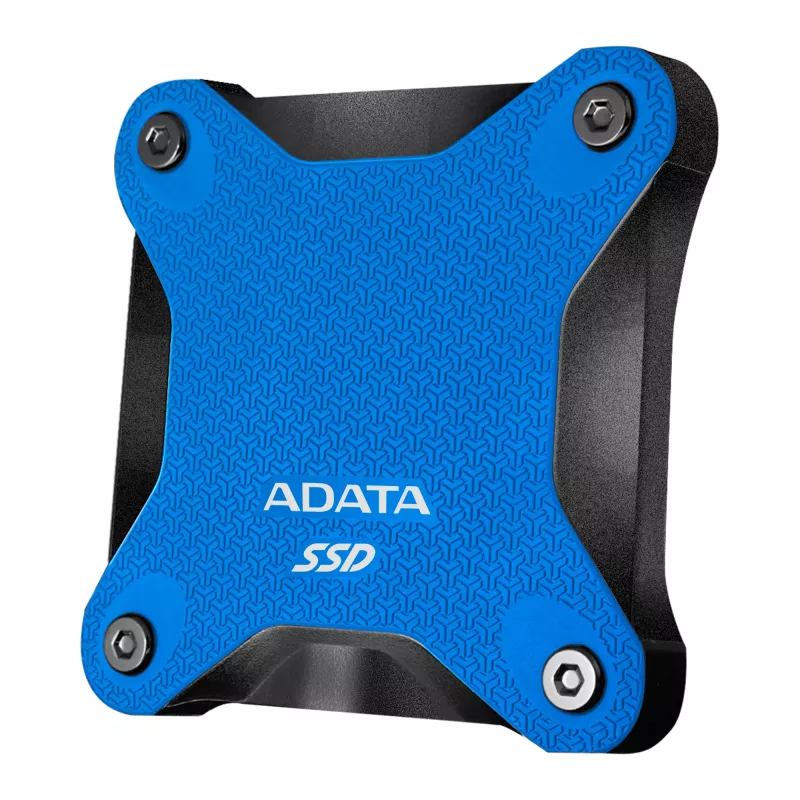Portable SSD ADATA SD620 2 TB USB 3.2 Gen 2 (Micro‑B) Blau/Schwarz — 520/460 MB/s, 80×80×15,2 mm
