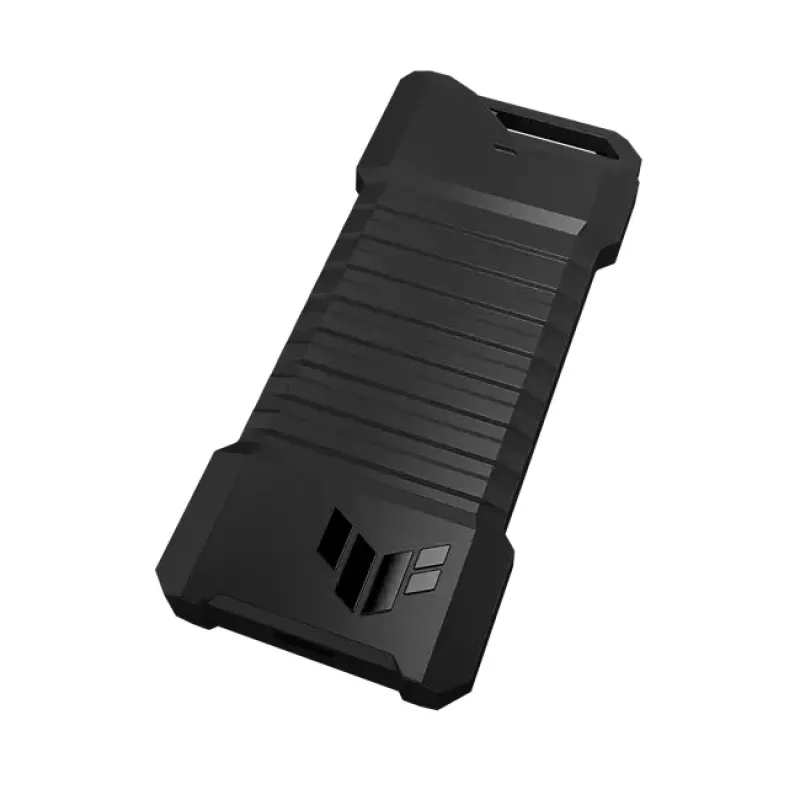 SSD enclosure ASUS ESD-T1A/BLK/G/AS — M.2 (SATA/PCIe) single-bay, USB-C 3.2 Gen2, 10 Gbit/s, Schwarz, key lock