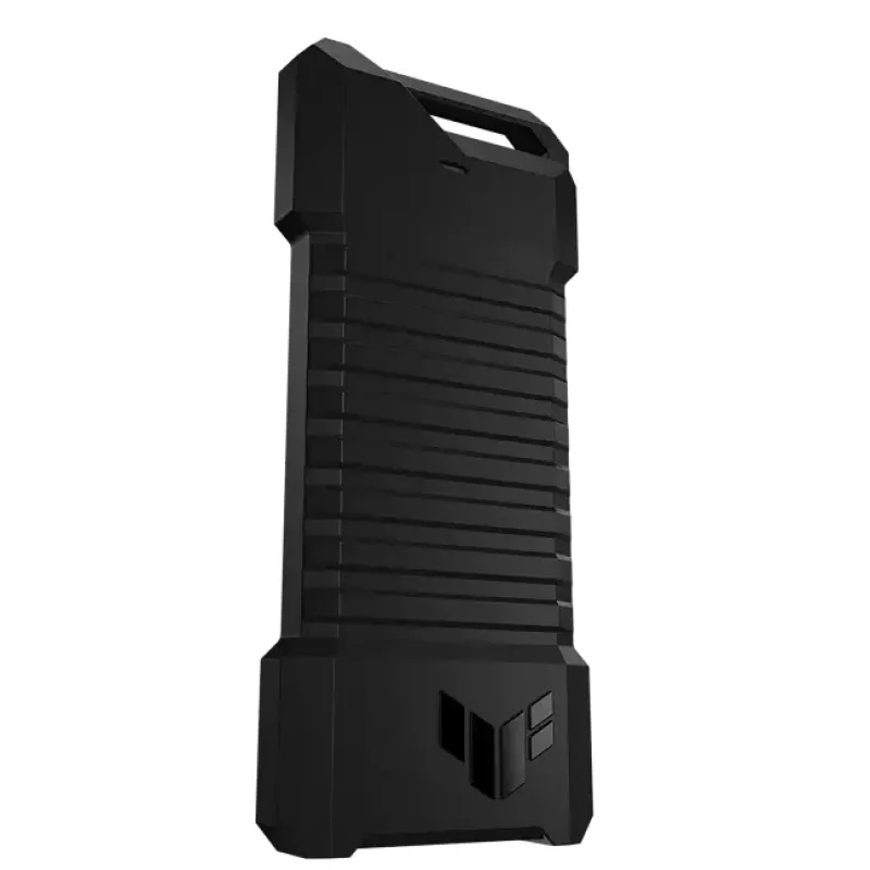 SSD enclosure ASUS ESD-T1A/BLK/G/AS — M.2 (SATA/PCIe) single-bay, USB-C 3.2 Gen2, 10 Gbit/s, Schwarz, key lock