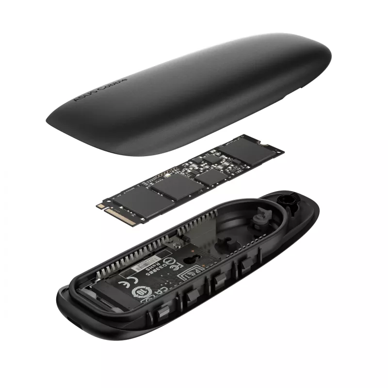 Externes SSD-Gehäuse ASUS COBBLE schwarz M.2 NVMe SATA 10 Gbit/s USB-C
