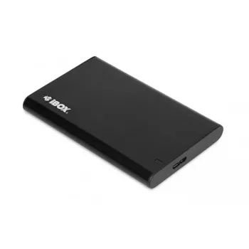 HDD/SSD-Gehäuse IBOX HD-05 Schwarz — 2,5 Zoll SATA III, USB 3.2 Gen 1 (5 Gbit/s), Micro-USB B, UASP, bis zu 10 TB