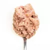 Nassfutter für Katzen 3coty Huhn mit Gans 80 g Beutel, Alleinfutter für ausgewachsene Katzen, 19% Protein, 12% Fett, getreidefrei